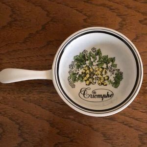 Porcelaine d'Auteuil Service Fruits Open Butter Sauce 4"